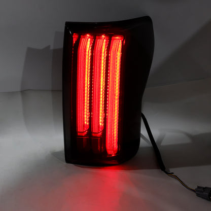 2007-2013 Toyota Tundra Black Housing Smoked Lens Left+Right LED Tail Lights