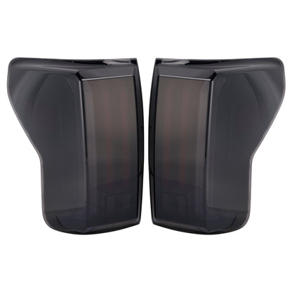 2007-2013 Toyota Tundra Black Housing Smoked Lens Left+Right LED Tail Lights
