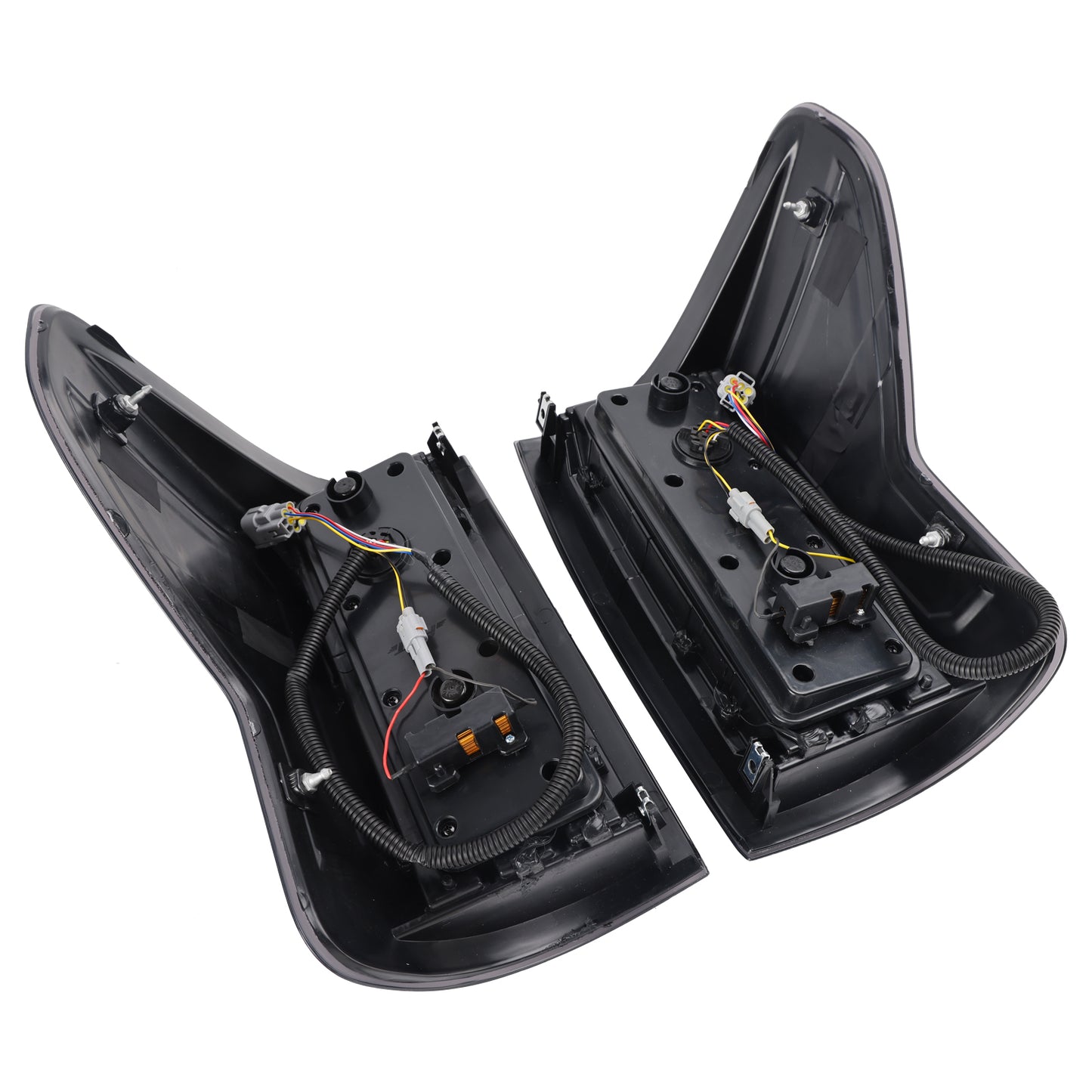 2007-2013 Toyota Tundra Black Housing Smoked Lens Left+Right LED Tail Lights