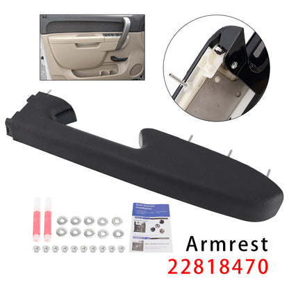 2010-2014 Chevy Silverado 1500 2500HD 3500HD Black 22818470 Front Right Armrest Repair Kit Fit