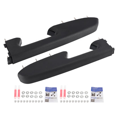 2010-2014 Chevy Silverado 1500 2500HD 3500HD Black Front Left+RightArmrest Repair Kit Fit