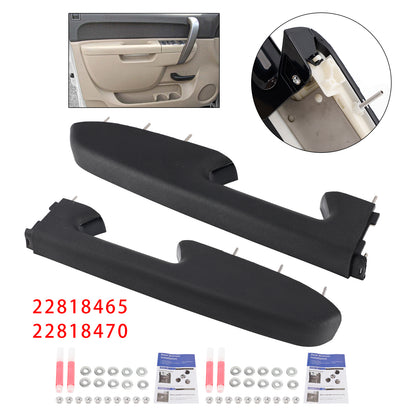 2010-2014 Chevy Silverado 1500 2500HD 3500HD Black Front Left+RightArmrest Repair Kit Fit