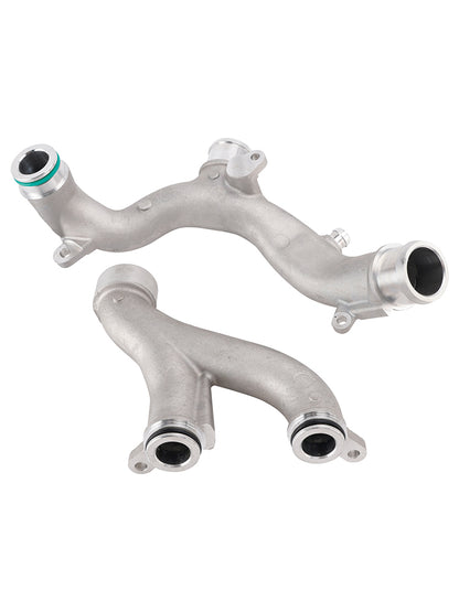 Land Rover LR4 V2 3.0 5.0 LR186917 LR186859 2PCS Coolant Crossover Pipe