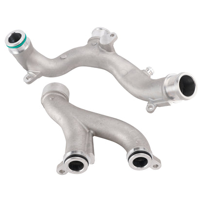 Land Rover LR4 V2 3.0 5.0 LR186917 LR186859 2PCS Coolant Crossover Pipe
