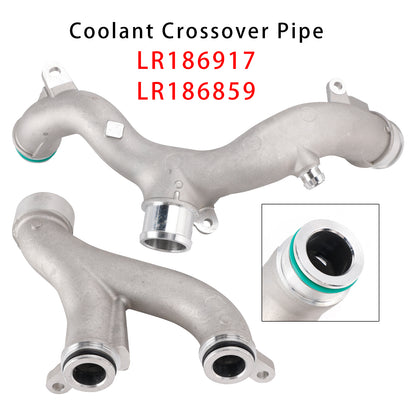 Land Rover LR4 V2 3.0 5.0 LR186917 LR186859 2PCS Coolant Crossover Pipe