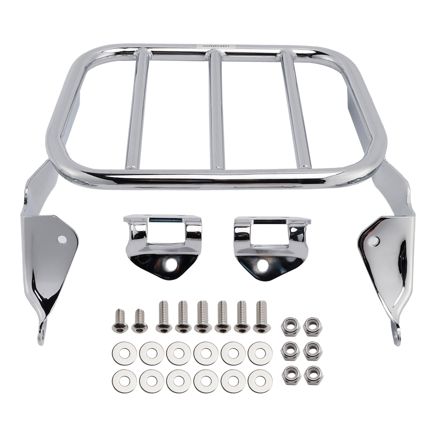 2018-2025 Fat Bob Low Rider Sport Glide Chrome Sissy Bar Sport Luggage Rack