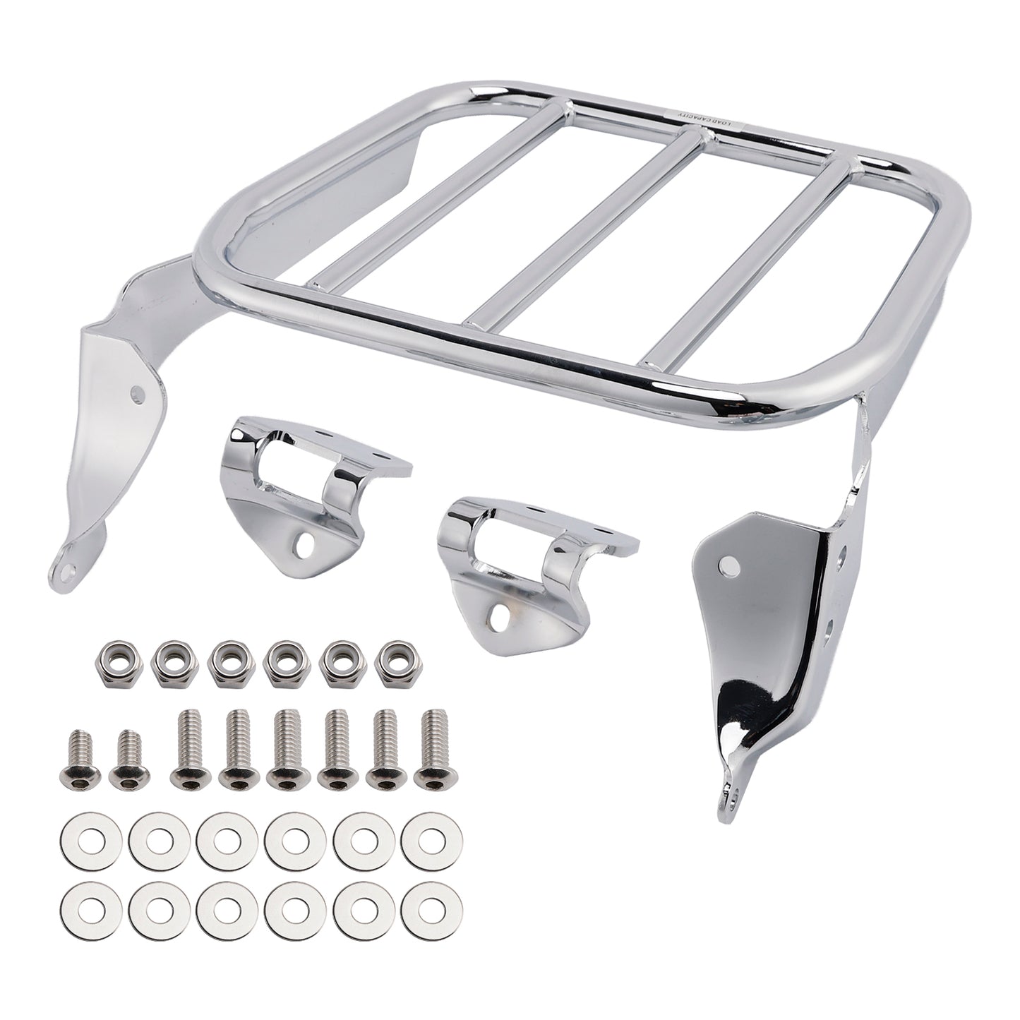2018-2025 Fat Bob Low Rider Sport Glide Chrome Sissy Bar Sport Luggage Rack