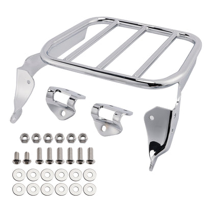 2018-2025 Fat Bob Low Rider Sport Glide Chrome Sissy Bar Sport Luggage Rack
