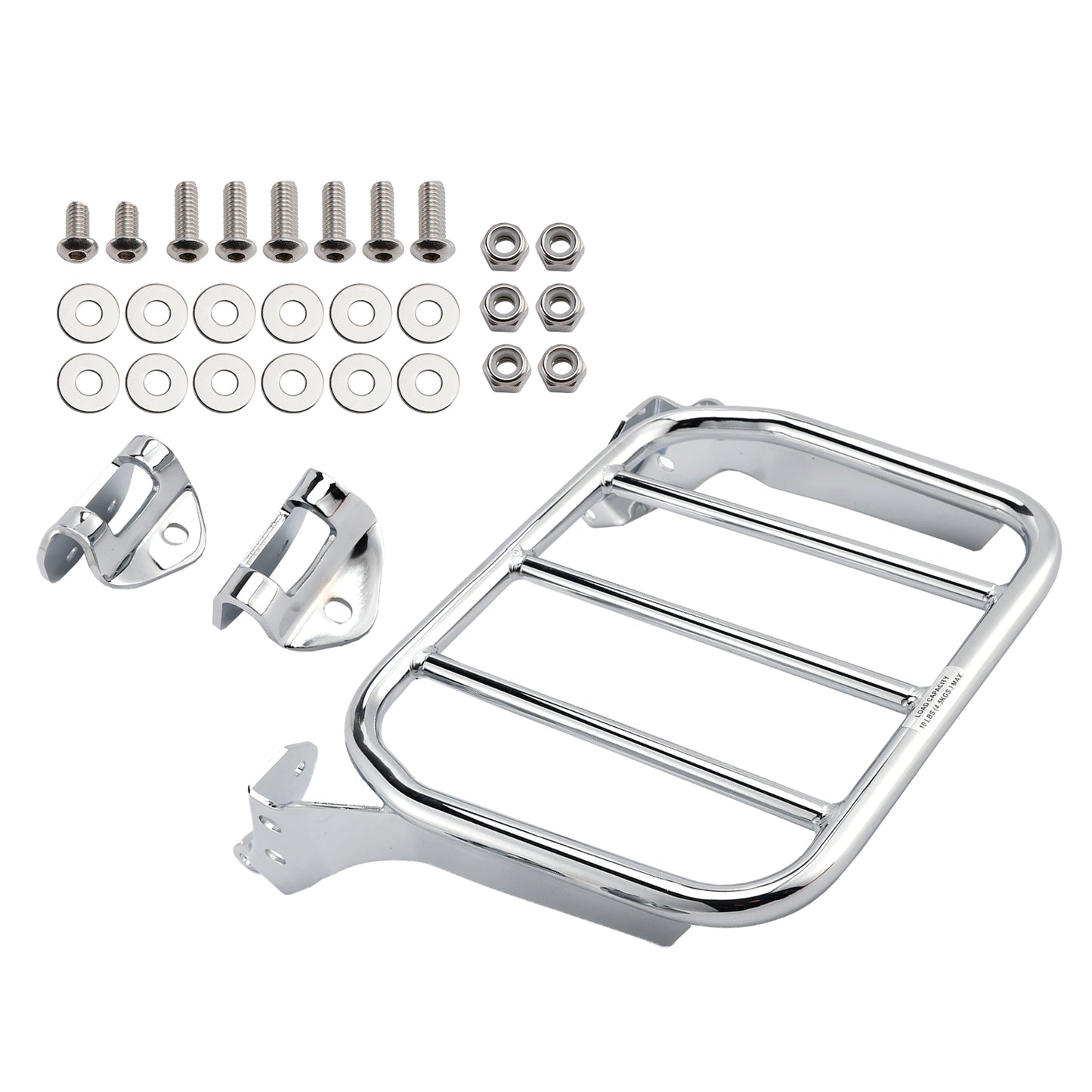 2018-2025 Fat Bob Low Rider Sport Glide Chrome Sissy Bar Sport Luggage Rack