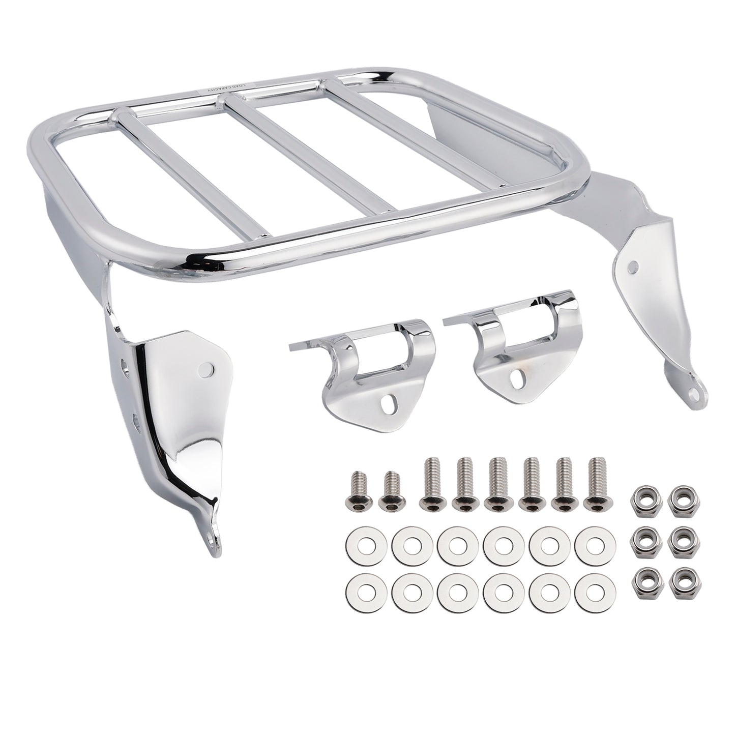 2018-2025 Fat Bob Low Rider Sport Glide Chrome Sissy Bar Sport Luggage Rack