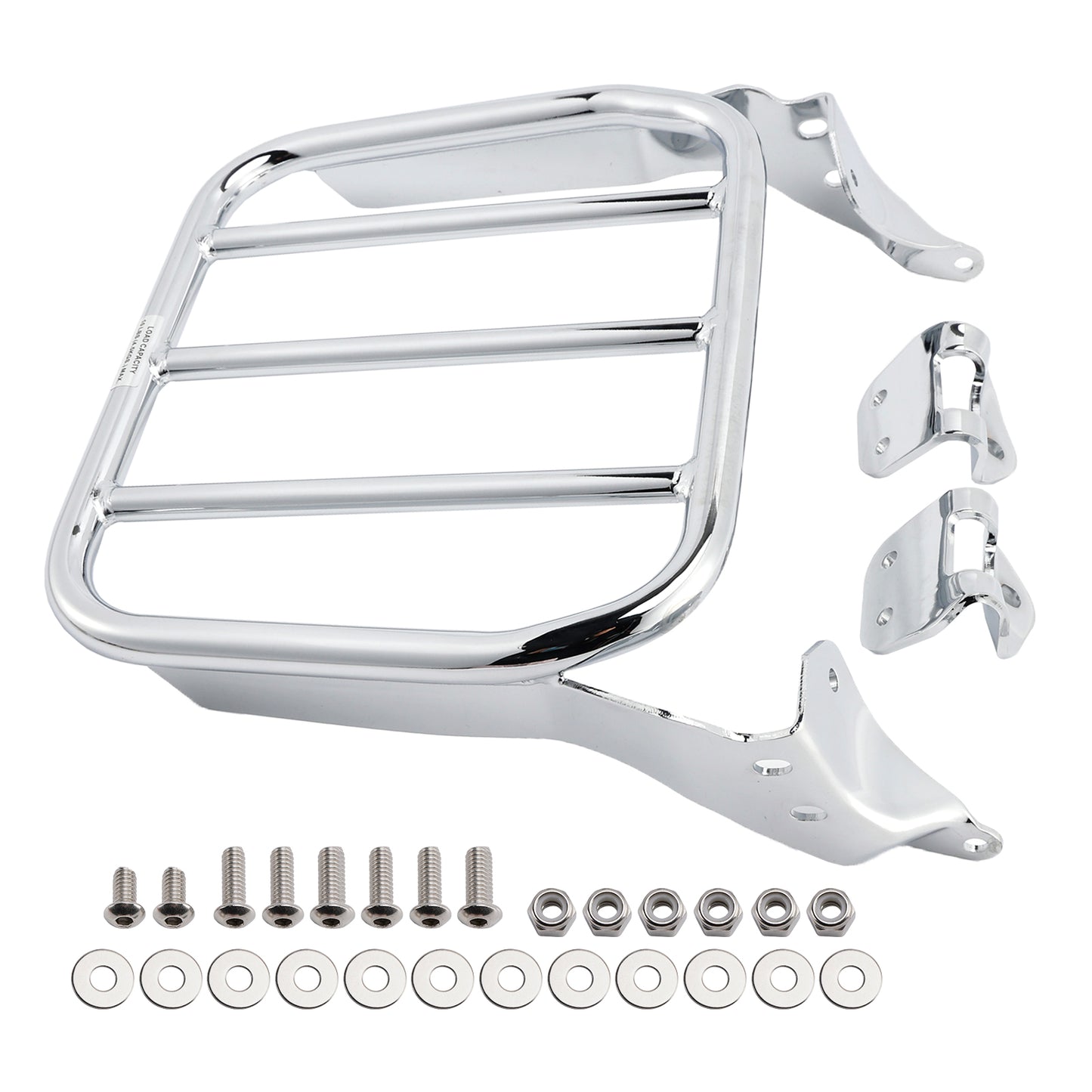 2018-2025 Fat Bob Low Rider Sport Glide Chrome Sissy Bar Sport Luggage Rack
