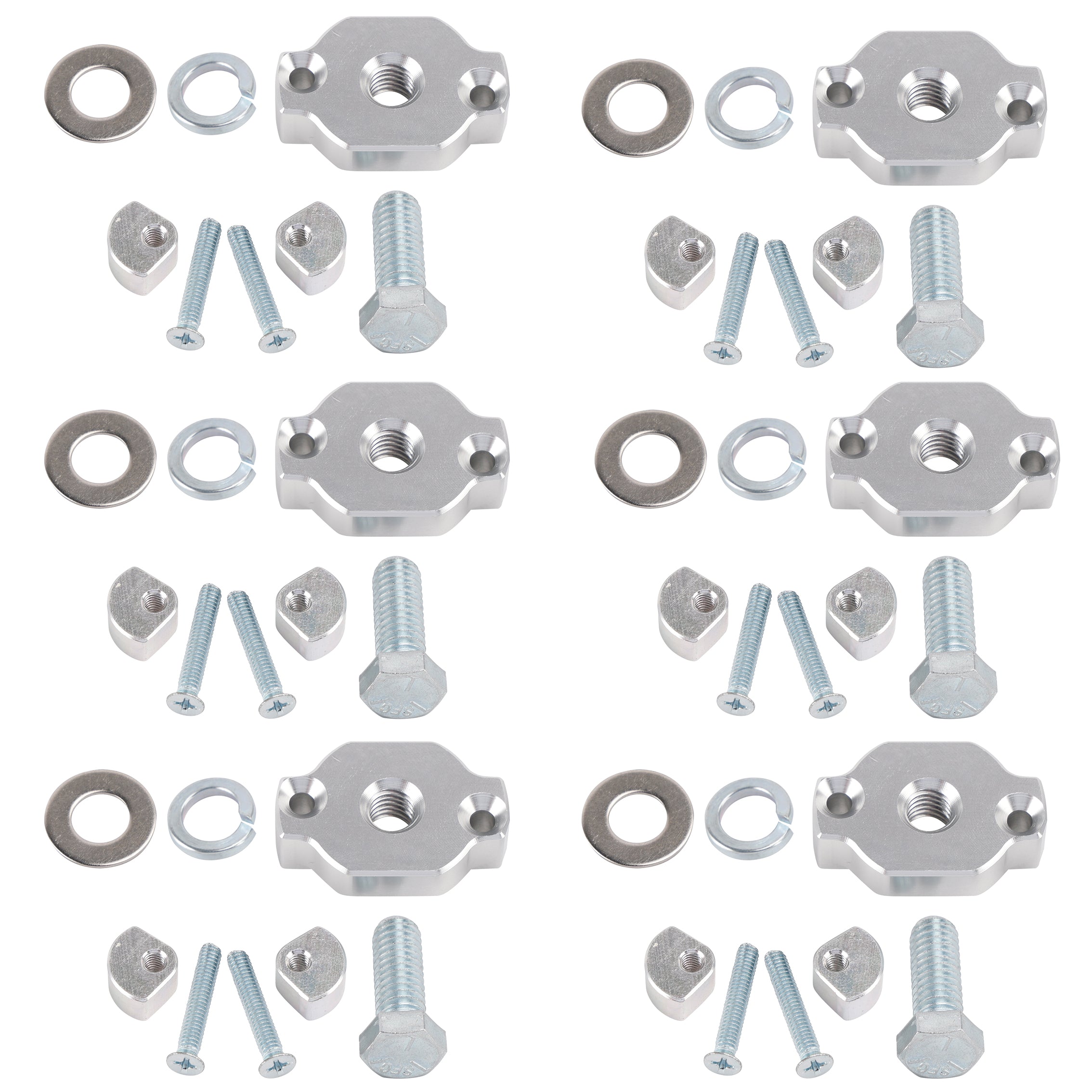 CFMoto ATVs UTVs 6 Pack Aluminum Quick Attach Accessory Anchor Mount K ...
