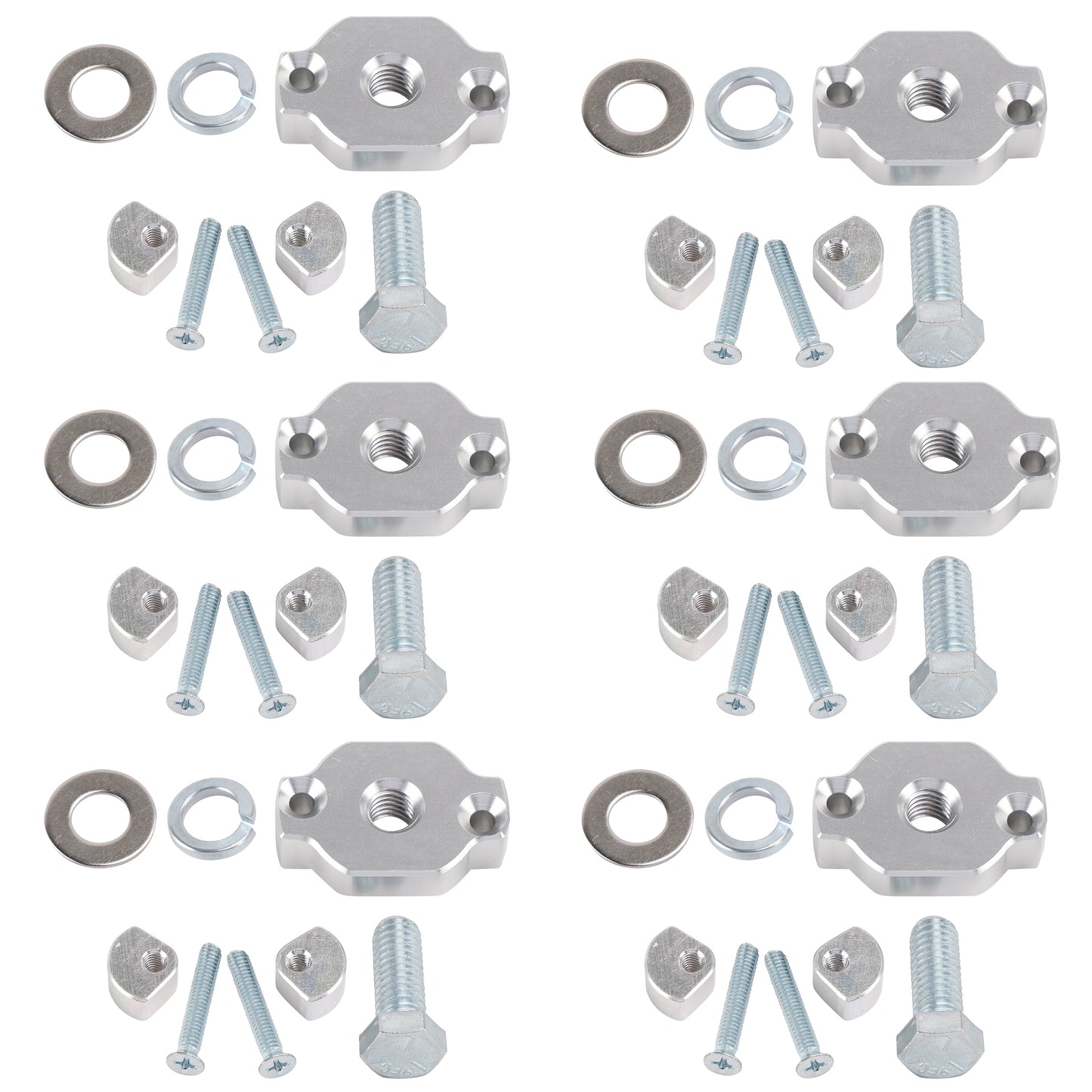 2023-2024 CForce 110 6 Pack Aluminum Quick Attach Accessory Anchor Mount Kit