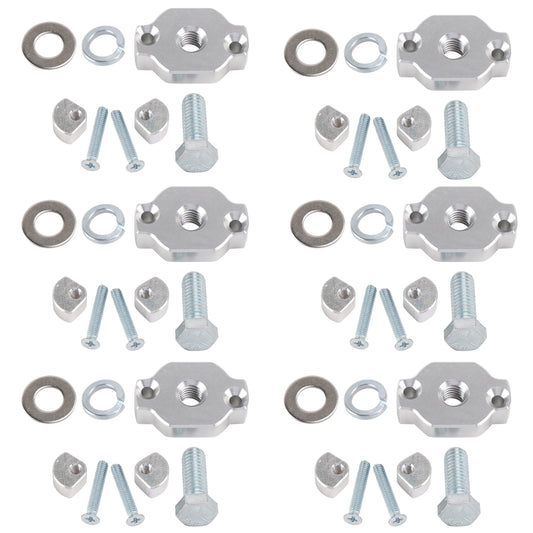 CFMoto ATVs UTVs 6 Pack Aluminum Quick Attach Accessory Anchor Mount Kit
