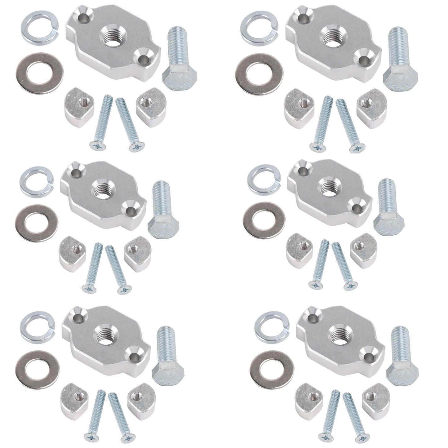 2023-2024 CForce 110 6 Pack Aluminum Quick Attach Accessory Anchor Mount Kit