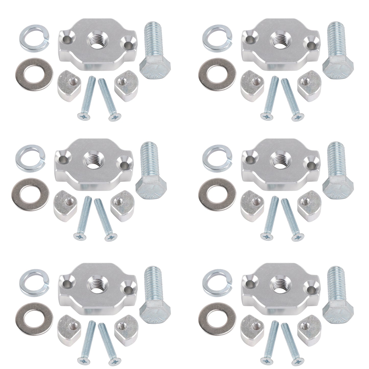 2023-2024 CForce 110 6 Pack Aluminum Quick Attach Accessory Anchor Mount Kit