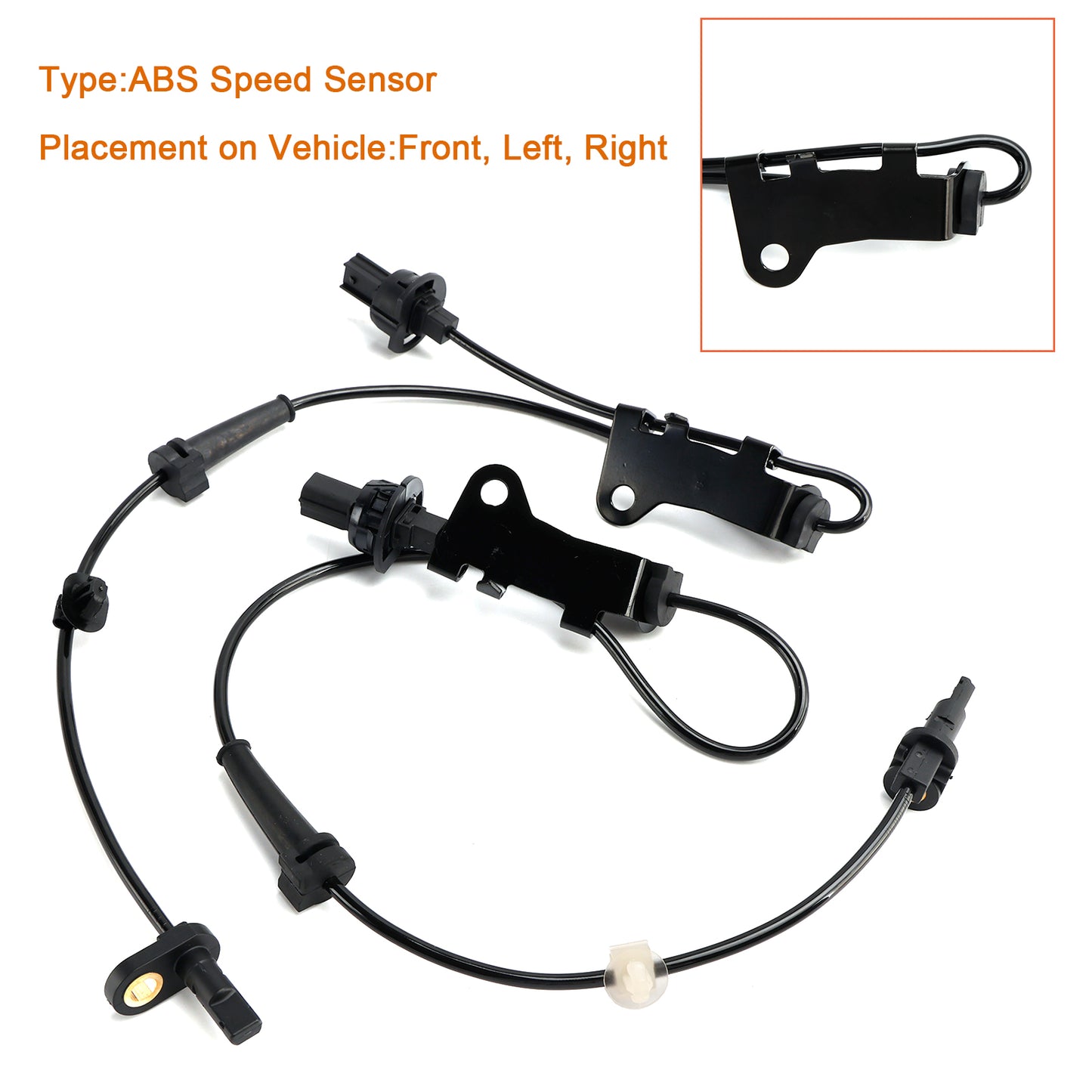 2011-2015 CR-Z L4 1.5L Hatchback Front Left &Right 557450-TF0-003 2X Front ABS Wheel Speed Sensor