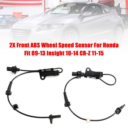 2011-2015 CR-Z L4 1.5L Hatchback Front Left &Right 557450-TF0-003 2X Front ABS Wheel Speed Sensor