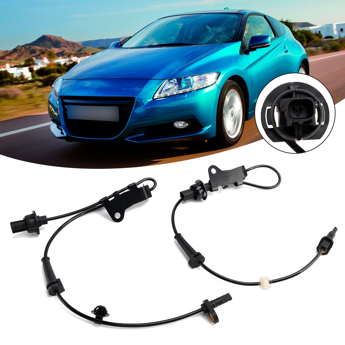 2011-2015 CR-Z L4 1.5L Hatchback Front Left &Right 557450-TF0-003 2X Front ABS Wheel Speed Sensor