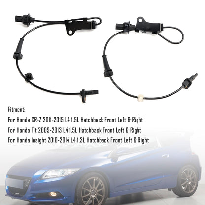 2011-2015 CR-Z L4 1.5L Hatchback Front Left &Right 557450-TF0-003 2X Front ABS Wheel Speed Sensor