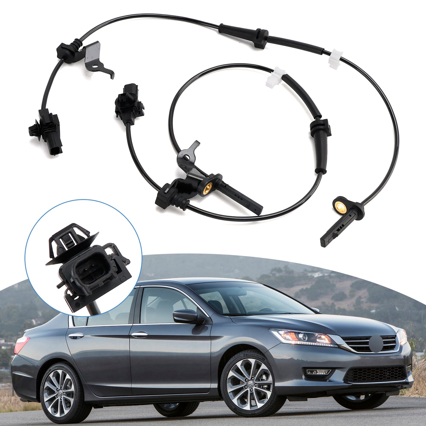 2013-2017 ACCORD 57455T2FA01 2X Front ABS Wheel Speed Sensor