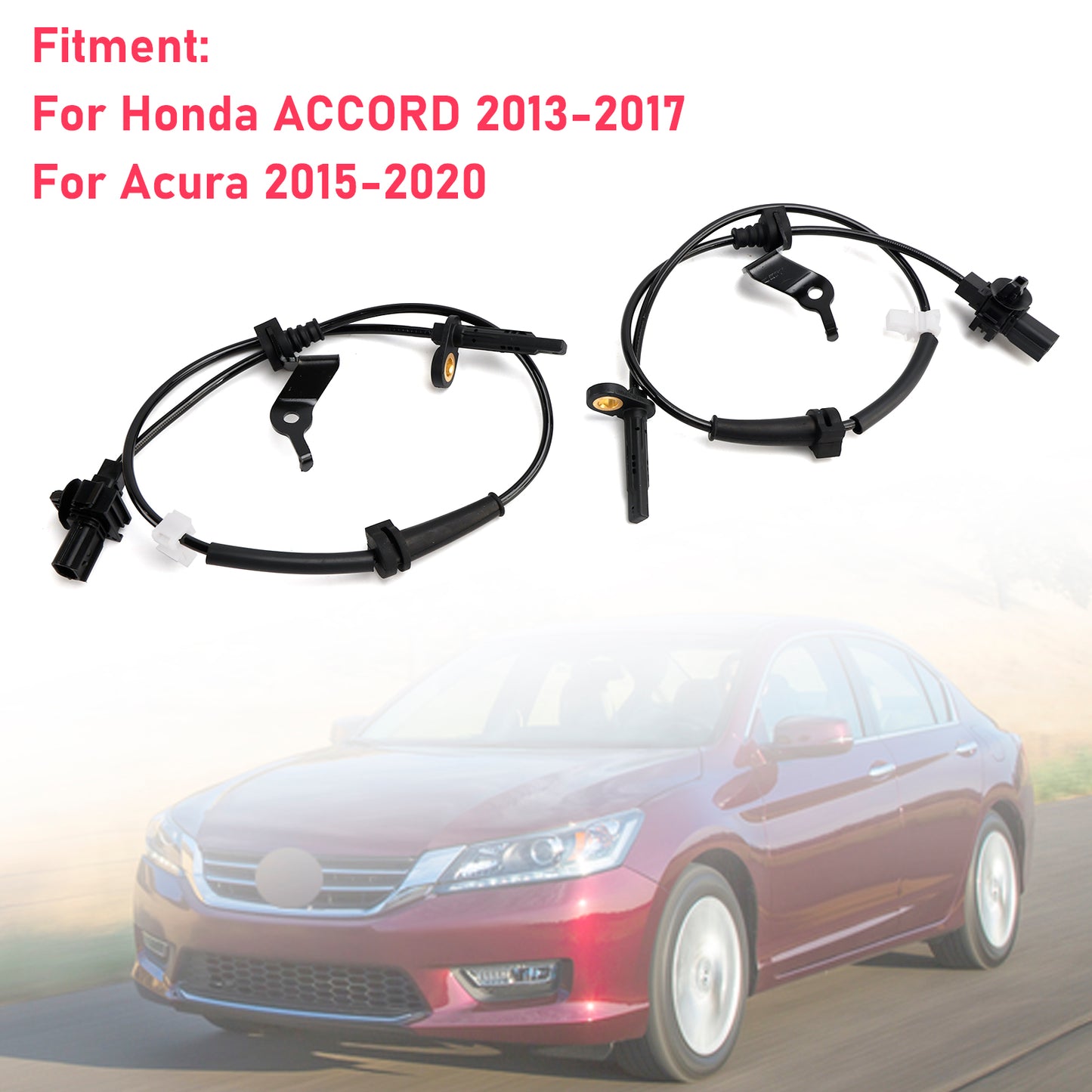 2013-2017 ACCORD 57455T2FA01 2X Front ABS Wheel Speed Sensor