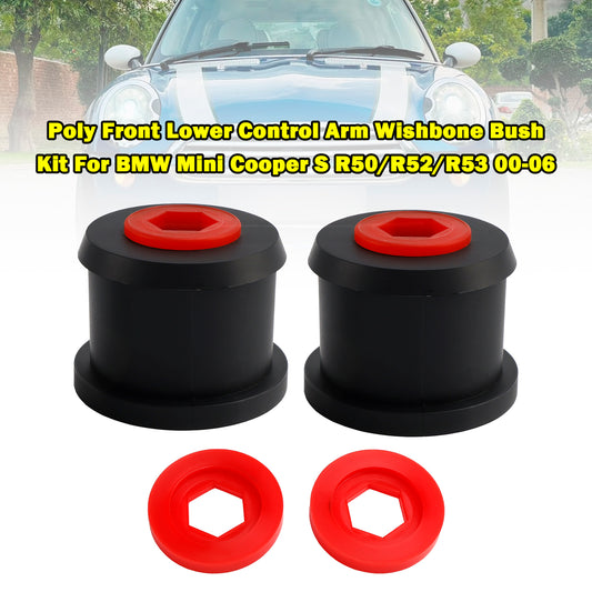 2000-2006 BMW Mini Cooper S R50/R52/R53 Poly Front Lower Control Arm Wishbone Bush Kit