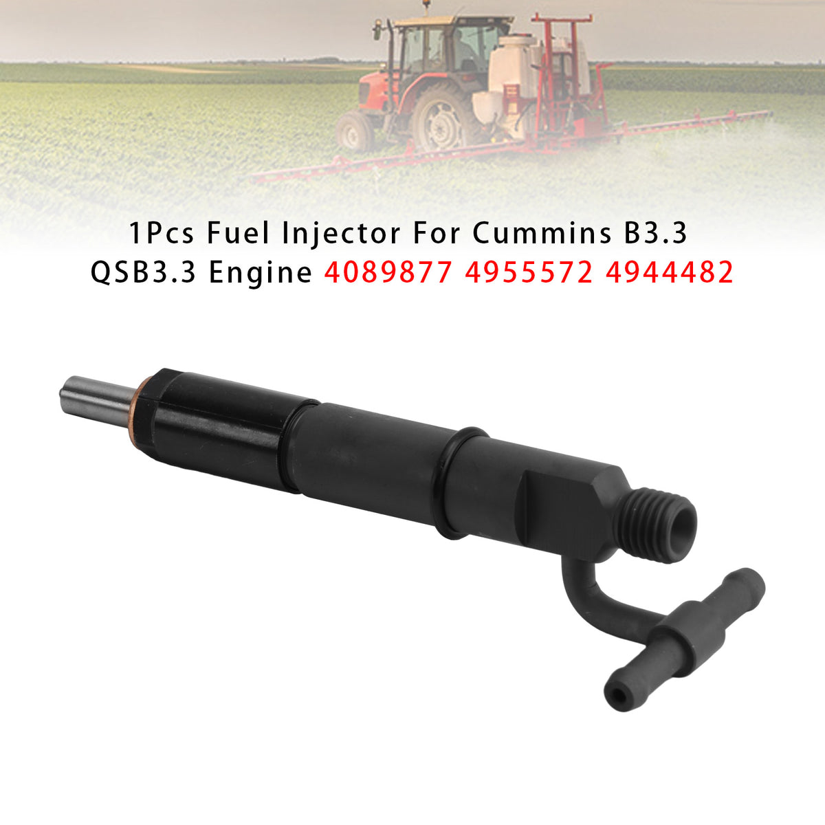 Cummins B3.3 QSB3.3 Engine 1Pcs Fuel Injector
