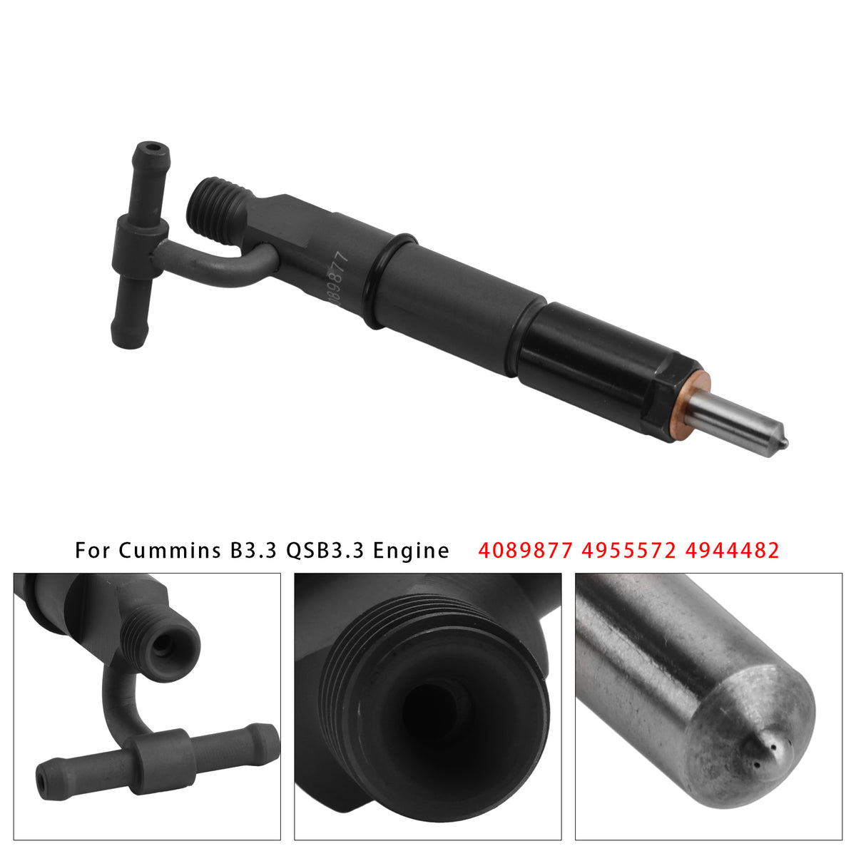 Cummins B3.3 QSB3.3 Engine 1Pcs Fuel Injector