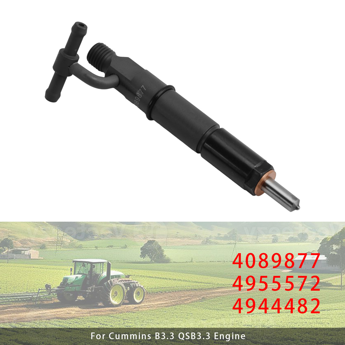 Cummins B3.3 QSB3.3 Engine 1Pcs Fuel Injector