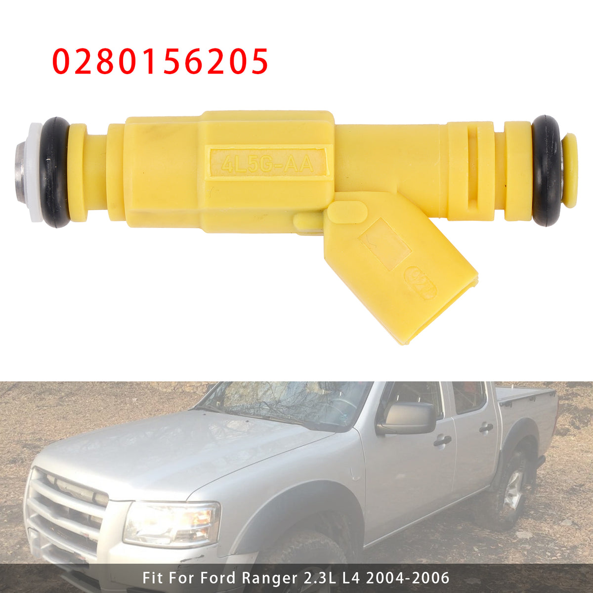 Mazda B2300 2.3L L4 2003-2006 1Pcs Fuel Injector