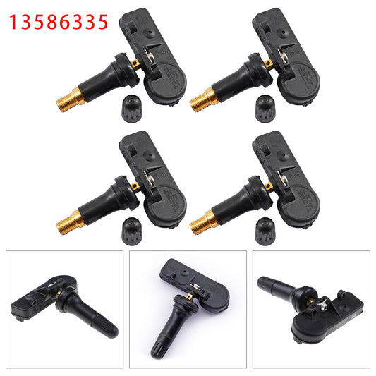 4X TPMS Tire Pressure Sensor For Buick Cadillac Chevy Suburban GMC 13586335