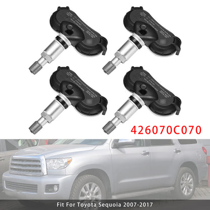 4X TPMS Tire Pressure Sensor For Toyota Sequoia Tundra Sienna 07-20 426070C070