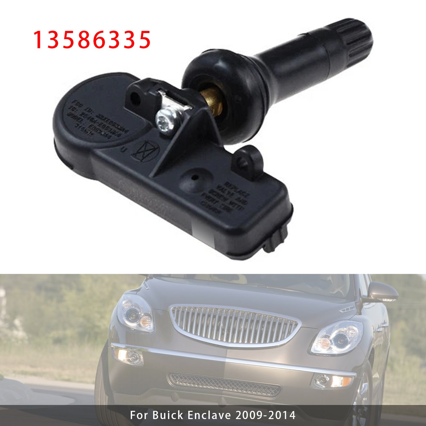 1X TPMS Tire Pressure Sensor For Buick Cadillac Chevy Suburban GMC 13586335