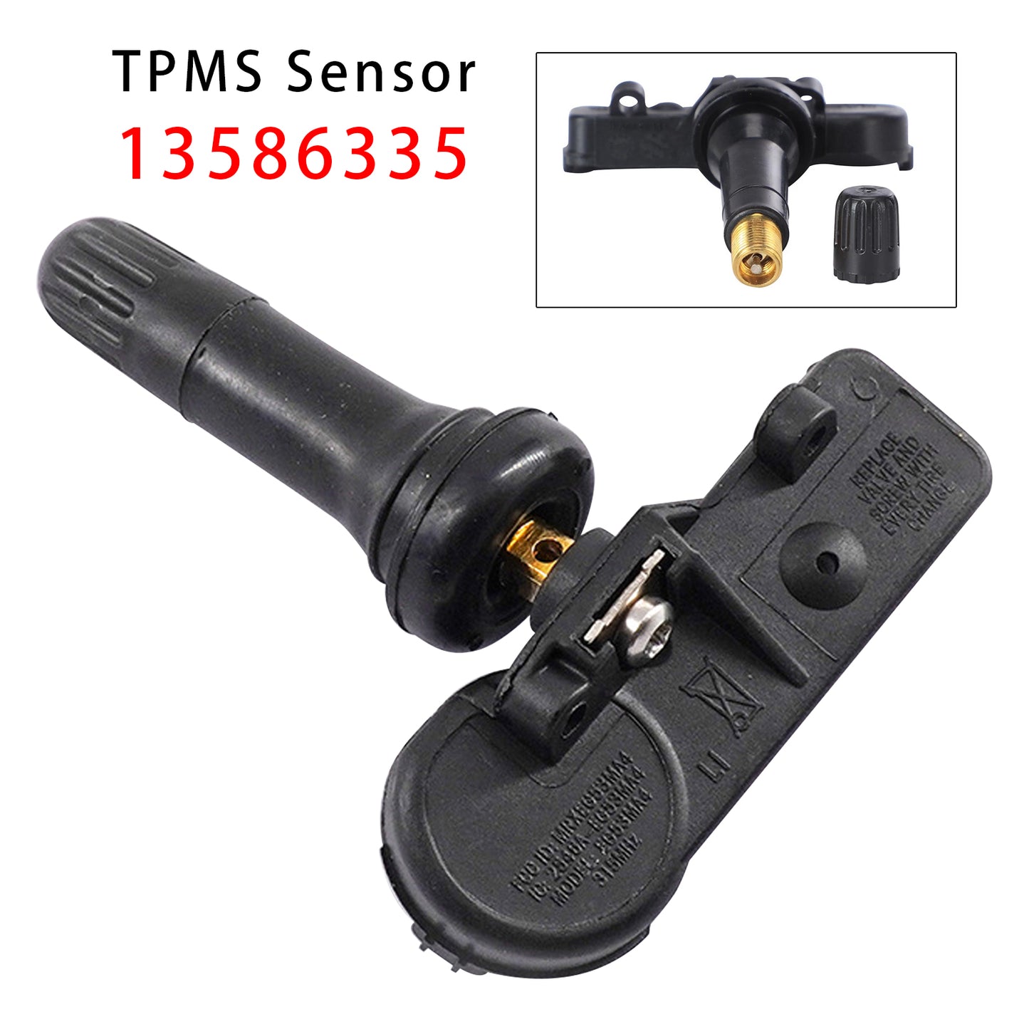 1X TPMS Tire Pressure Sensor For Buick Cadillac Chevy Suburban GMC 13586335