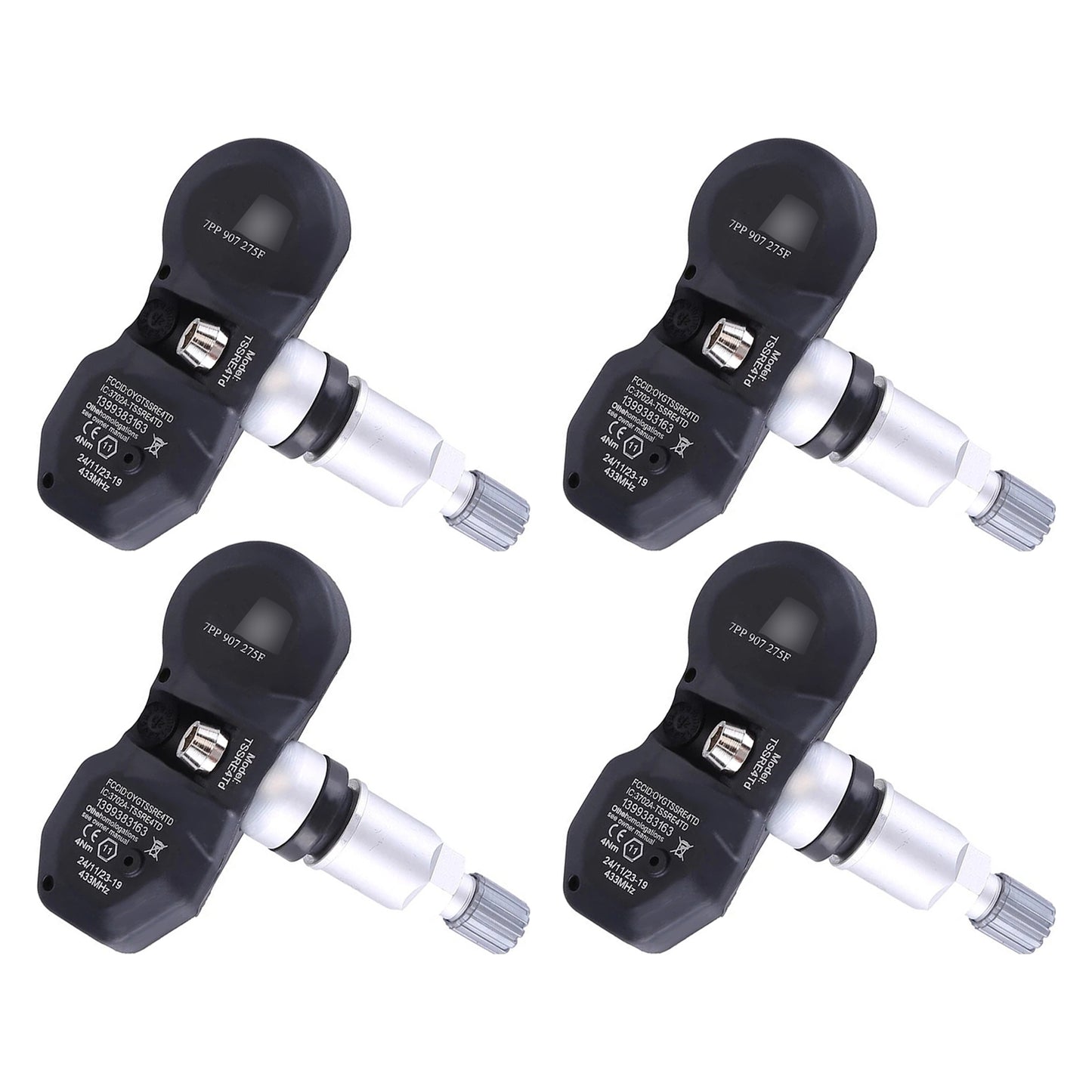4X TPMS Tire Pressure Sensor For Audi A4 A6 A8 Q7 R8 Porsche Ferrari 7PP907275F