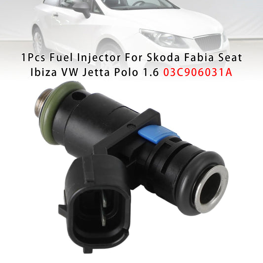 1Pcs Fuel Injector For Skoda Fabia Seat Ibiza VW Jetta Polo 1.6 03C906031A