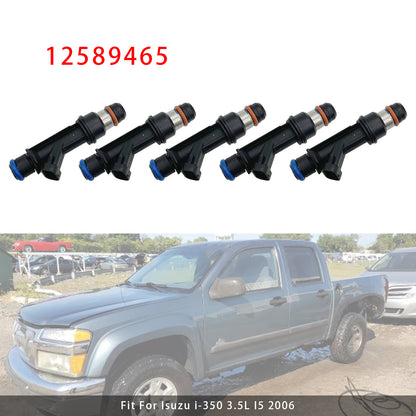 5Pcs Fuel Injector For Chevrolet Colorado Isuzu GMC Canyon Hummer H3 L5 12589465