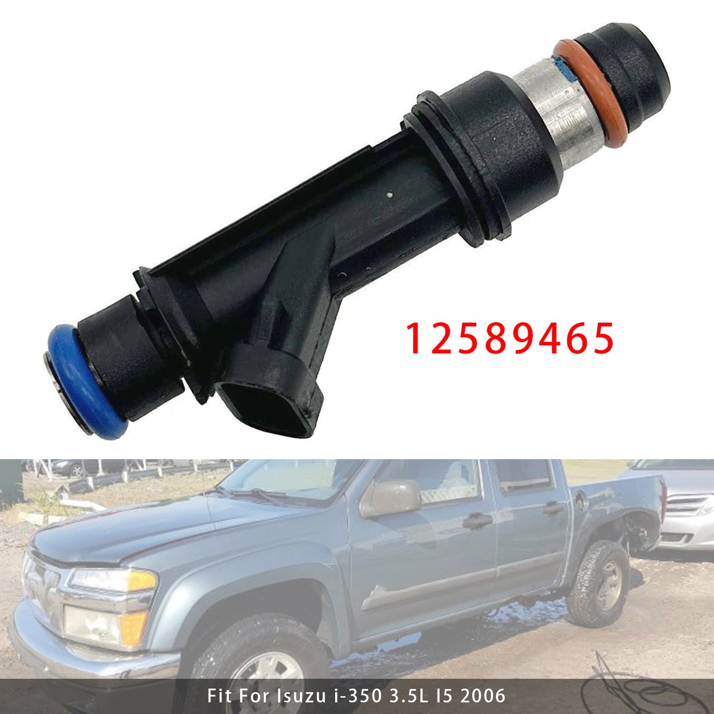 1Pcs Fuel Injector For Chevrolet Colorado Isuzu GMC Canyon Hummer H3 L5 12589465