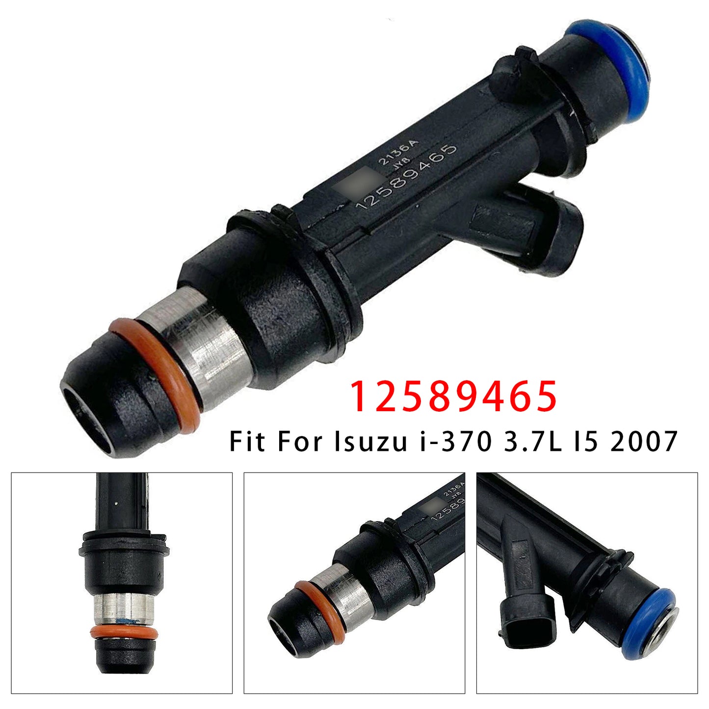 1Pcs Fuel Injector For Chevrolet Colorado Isuzu GMC Canyon Hummer H3 L5 12589465