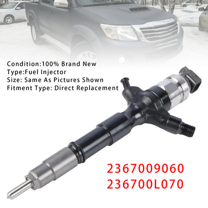 1Pcs Fuel Injector For Toyota Hilux Hiace 2KD-FTV 2.5L 2367009060 236700L070