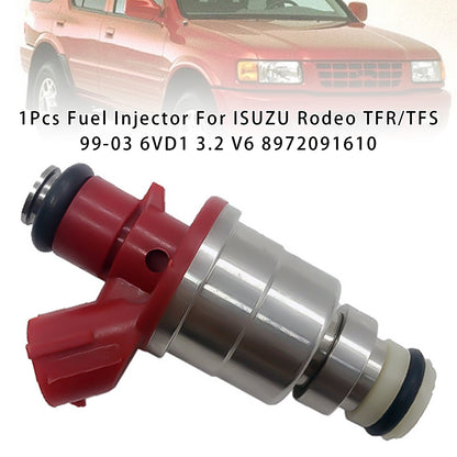 1Pcs Fuel Injector For ISUZU Rodeo TFR/TFS 99-03 6VD1 3.2 V6 8972091610