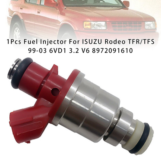1Pcs Fuel Injector For ISUZU Rodeo TFR/TFS 99-03 6VD1 3.2 V6 8972091610