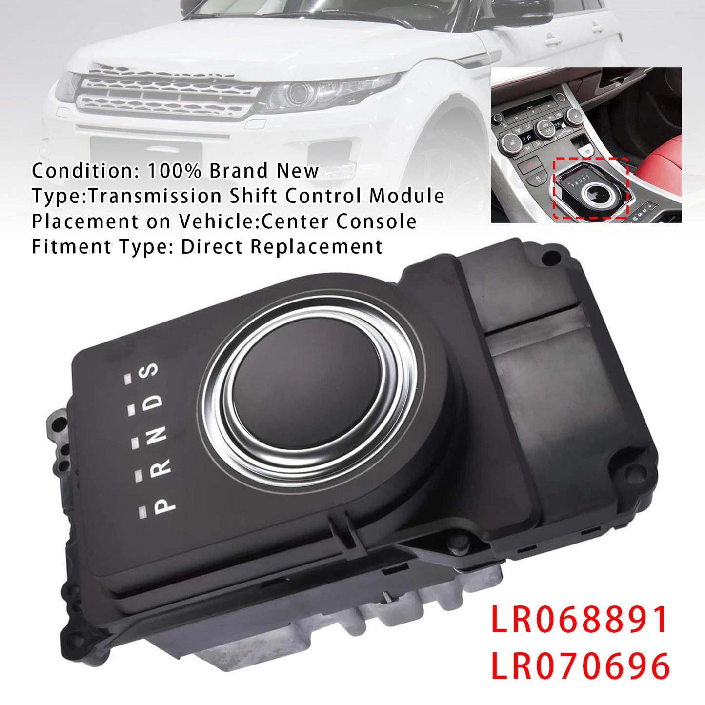 Transfer Control Shift Module For Range Rover Discovery Evoque LR068891 LR070696