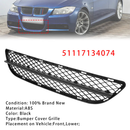 Front Bumper Lower Grille For BMW 3 Series E90 E91 2006-2008 51117134074