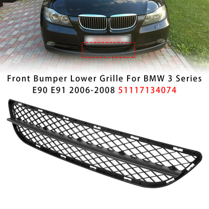 Front Bumper Lower Grille For BMW 3 Series E90 E91 2006-2008 51117134074