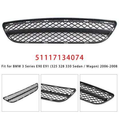 Front Bumper Lower Grille For BMW 3 Series E90 E91 2006-2008 51117134074