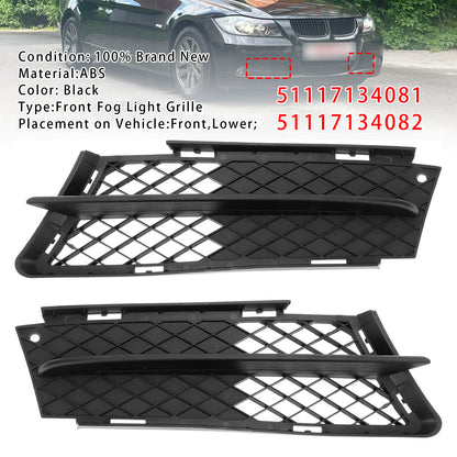 Front Fog Light Grille For BMW 3 Series E90 E91 2006-2008 51117134081
