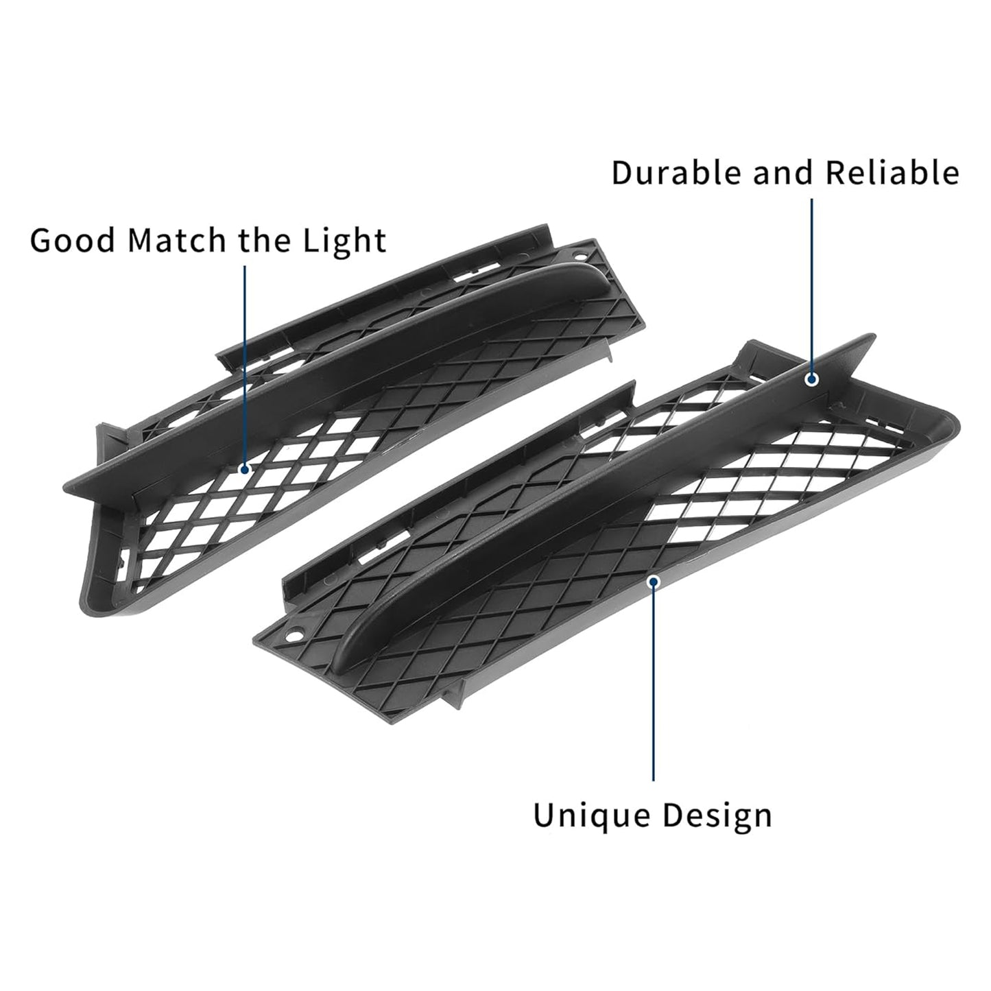 Front Fog Light Grille For BMW 3 Series E90 E91 2006-2008 51117134081