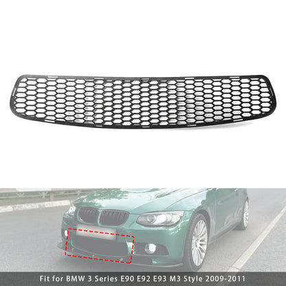 Front Bumper Lower Grille For BMW 3 Series E90 E92 E93 M3 Style 2009-2011